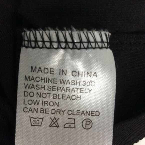 Merryfun Womens Summer Tunic Top Black Off Shoulder Scoop Neck Ruffles XL New - Picture 7 of 9